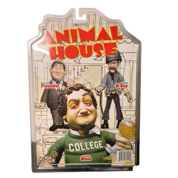 (2) Mezco Toyz Animal House "John Belushi" Bluto & D-Day Toy Figures New 2003 - Picture 7 of 16